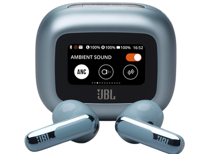 JBL Live Flex 3 True Wireless Adaptive Noise Cancelling Earbuds with Smart Charging Case Blue