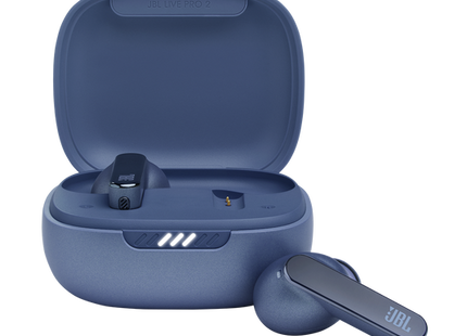 JBL Live Pro 2 True Wireless Noise Cancelling Earbuds Blue