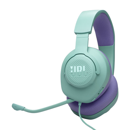 JBL Quantum 100M2 Wired Over-Ear Gaming Headphones Cyan