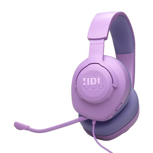 JBL Quantum 100M2 Wired Over-Ear Gaming Headphones Purple