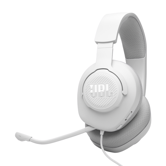 JBL Quantum 100M2 Wired Over-Ear Gaming Headphones White