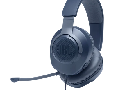 JBL Quantum 100 Wired Over-Ear Gaming Headphones Blue