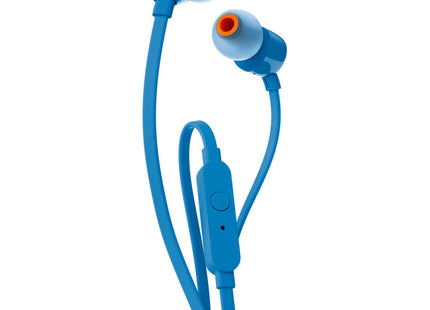 JBL T110 Pure Bass In-Ear Headphones Blue