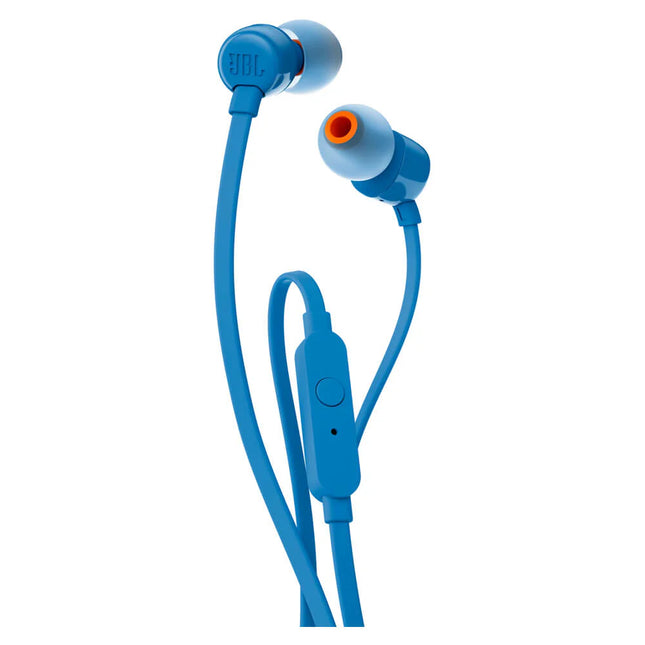 JBL T110 Pure Bass In-Ear Headphones Blue