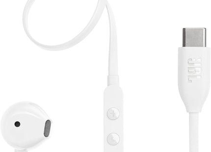 JBL T305C USB-C Hi-Res In-Ear Headphones White
