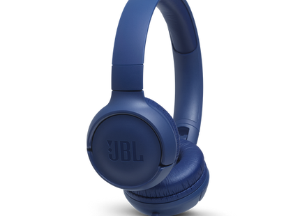JBL T500 Wired On-Ear Pure Bass Headphones Blue