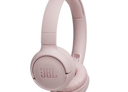 JBL T500 Wired On-Ear Pure Bass Headphones Pink