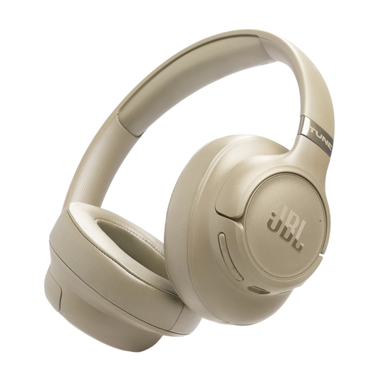 JBL T780NC Wireless Over-Ear Adaptive Noise Cancelling Headphones Beige