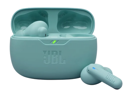 JBL Wave Beam 2 True Wireless Adaptive Noise Cancelling with Smart Ambient Earbuds Blue