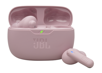 JBL Wave Beam 2 True Wireless Adaptive Noise Cancelling with Smart Ambient Earbuds Pink