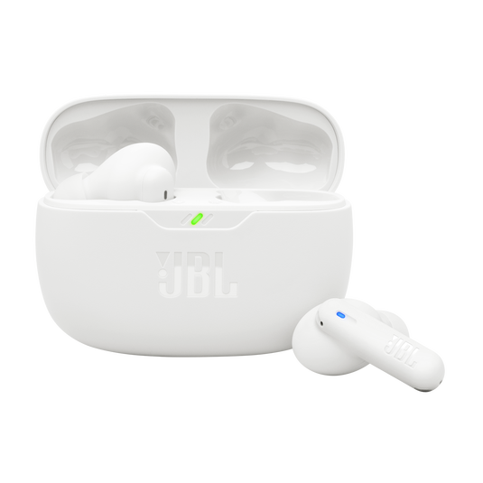 JBL Wave Beam 2 True Wireless Adaptive Noise Cancelling with Smart Ambient Earbuds White