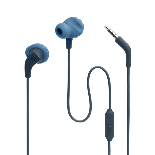 JBL Endurance Run 2 Waterproof Sports In-Ear Wired Headphones Blue