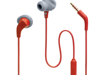 JBL Endurance Run 2 Waterproof Sports In-Ear Wired Headphones Red