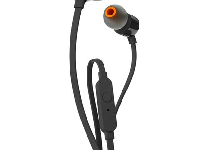 JBL T110 Pure Bass In-Ear Wired Headphones Black