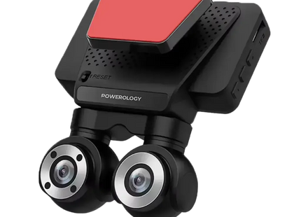 Powerology Dual Lens Dash Camera
