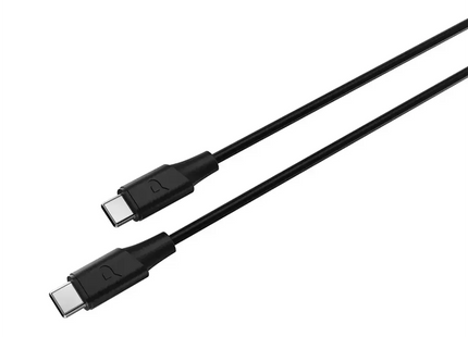 Powerology Power Sync Flex USB-C TO USB-C 1.2M Cable PD 60W Black