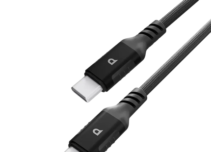 Powerology Power Sync Weave USB-C to USB-C PD 60W 1.2M Cable Black