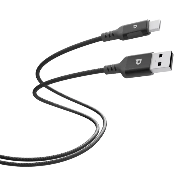 Powerology Power Sync Flex USB-A TO USB-C 2M  Cable PD 20W