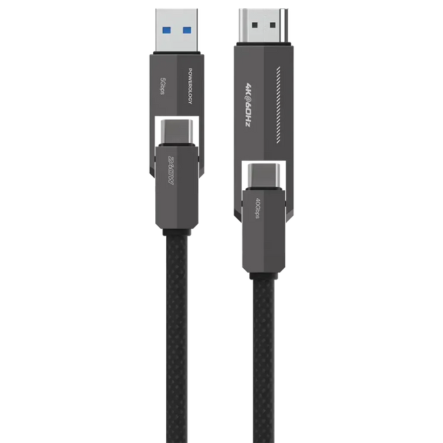 Powerology Vion 4-in-1 Charging & Data Transfer Cable