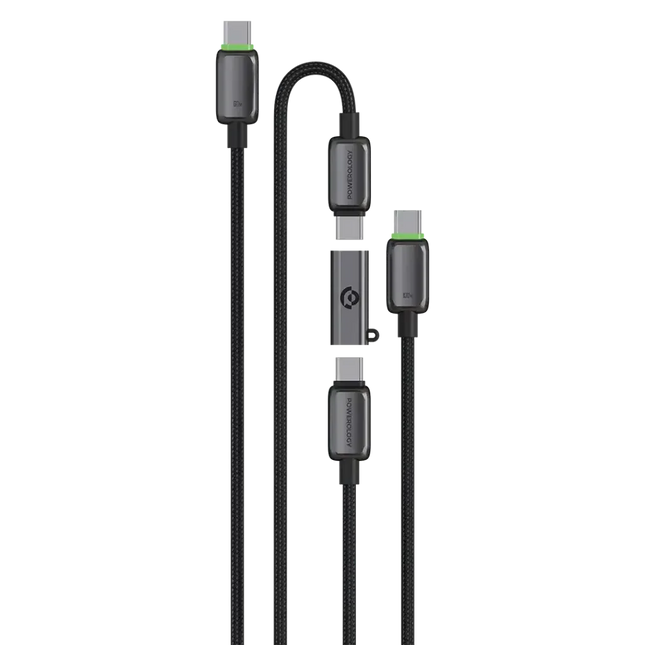 Powerology ARGOS Dual USB-C Cables with Connector