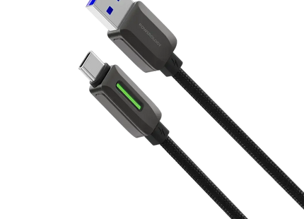 Powerology 12W Braided USB-A to USB-C Cable