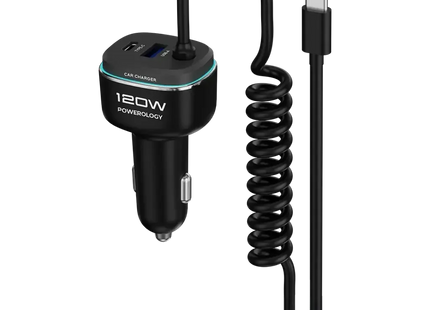 Powerology 120W Fast Car Charger