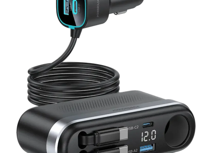 Powerology CURRNEX 60W MULTI-PORT CAR CHARGER