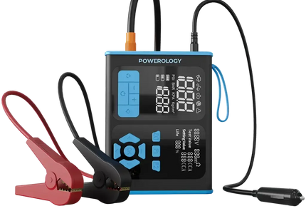 Powerology Jump Starter, Air Inflator & OBD II Car Fault Diganosis Tool