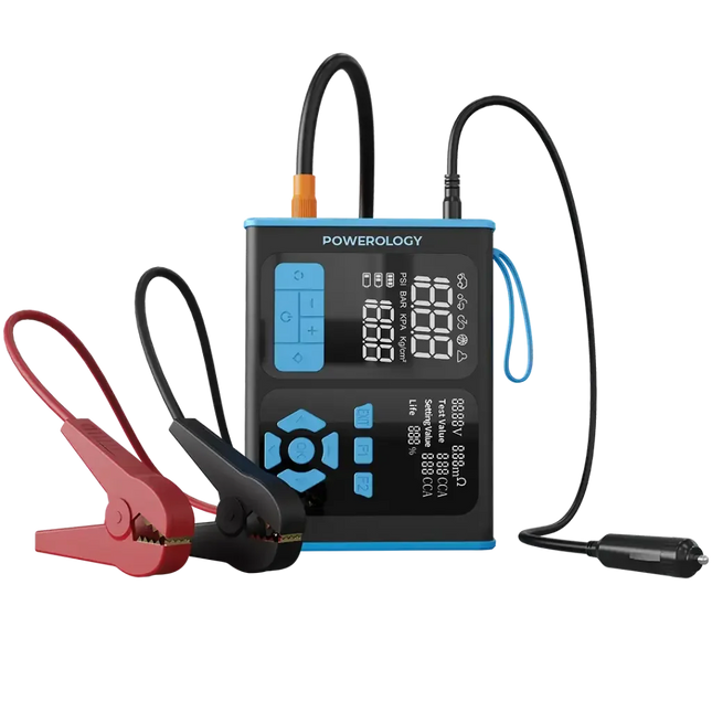 Powerology Jump Starter, Air Inflator & OBD II Car Fault Diganosis Tool