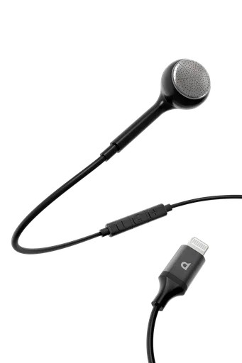 Powerology Mono Earphone Lightning Connector Black