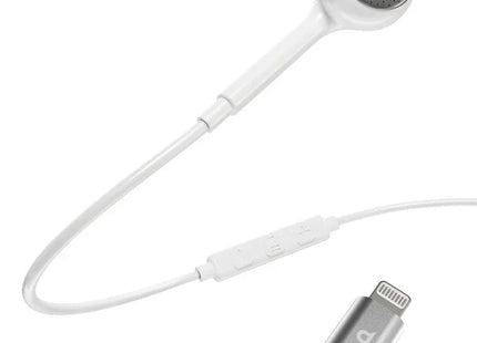 Powerology Mono Earphone Lightning Connector White