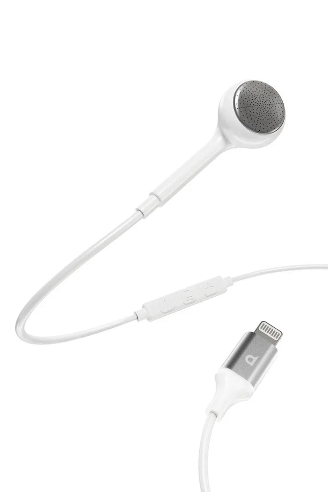 Powerology Mono Earphone Lightning Connector White