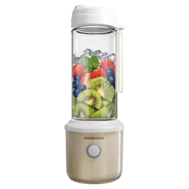 Powerology Press & Refresh Portable Blender White
