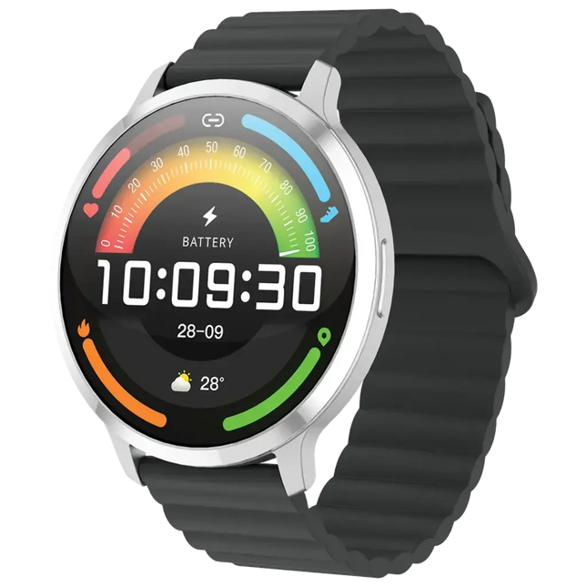 Powerology Aura Smart Watch 1.73" Display Silver