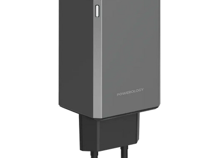 Powerology 65W GaN Multi-Port Travel Adapter