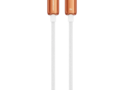 Powerology Zinco Series 60W USB-C Cable Orange
