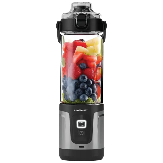 Powerology Duomix Portable Blender Black