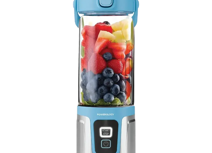 Powerology Duomix Portable Blender Blue
