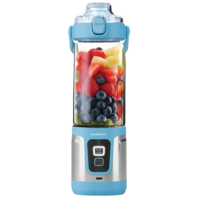 Powerology Duomix Portable Blender Blue