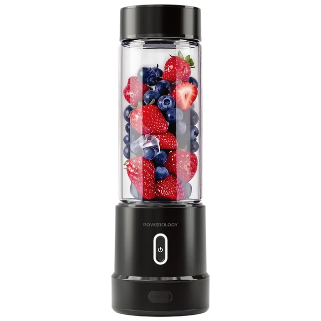 Powerology Vitromix Portable Blender Mixeur Portable 12 Lames Black
