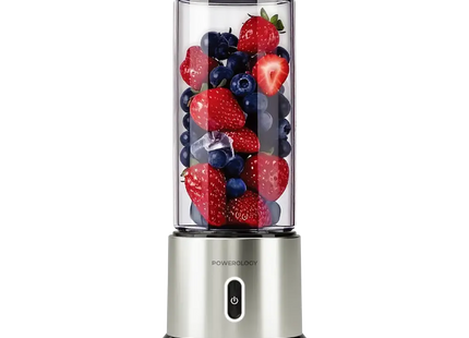 Powerology Vitromix Portable Blender Mixeur Portable 12 Lames Silver
