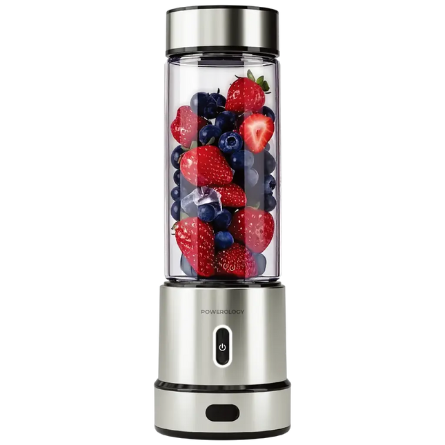 Powerology Vitromix Portable Blender Mixeur Portable 12 Lames Silver