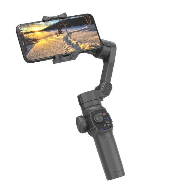 Porodo 3-Axis Gimbal Stabilizer AI Tracking Black