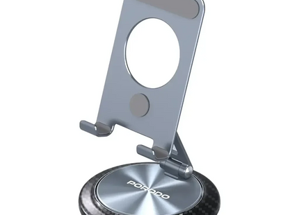 Porodo 360° Rotating Mobile & Tablet Stand Gray