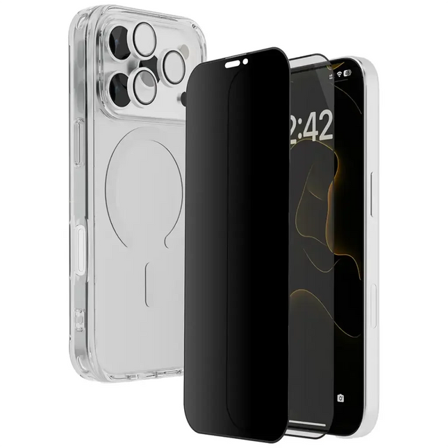 Porodo 360° Shield Series for iPhone 17 Pro Clear
