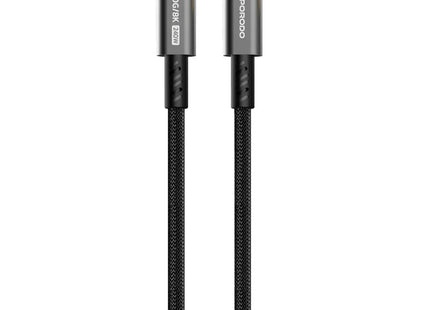 Porodo 40Gbps USB4 Thunderbolt Cable 6ft/1.8m Black