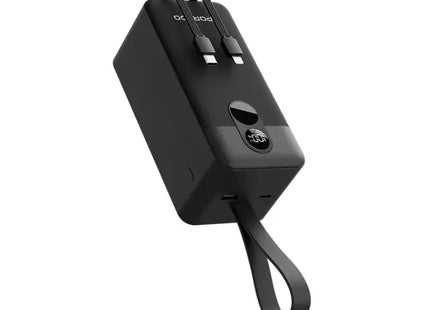 Porodo 50000mAh Power Bank Integrated Cables Black