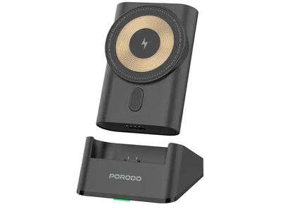 Porodo 5200mAh Integrated Type-C Magsafe Power Bank Black