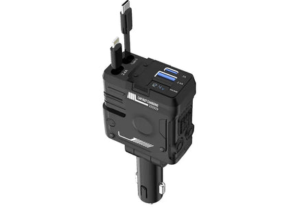 Porodo 66W Car Charger Lightning & Type-C Black