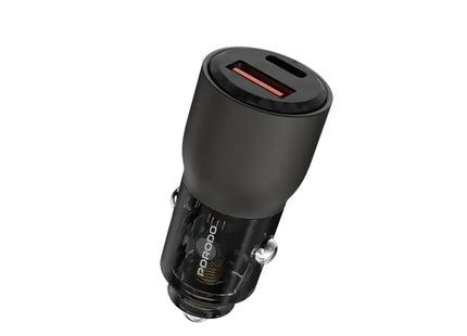 Porodo 95W Car Charger Transparent Multi-Device PD Charging Grey